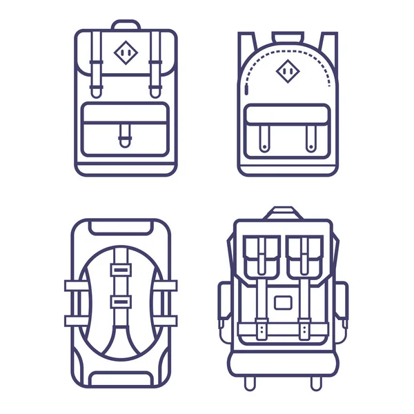 不同的背包套 — 图库矢量图片