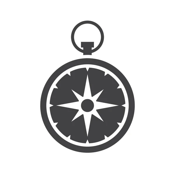 Compass vector pictogram — Stockvector