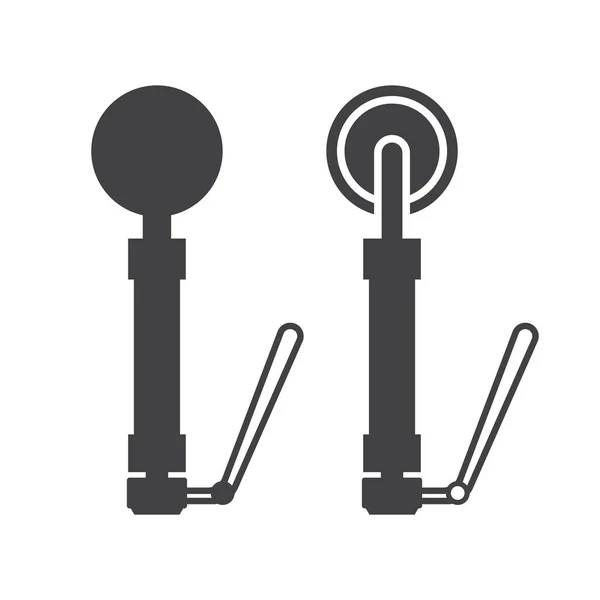 Metal Detector Vector Icon — Stock Vector