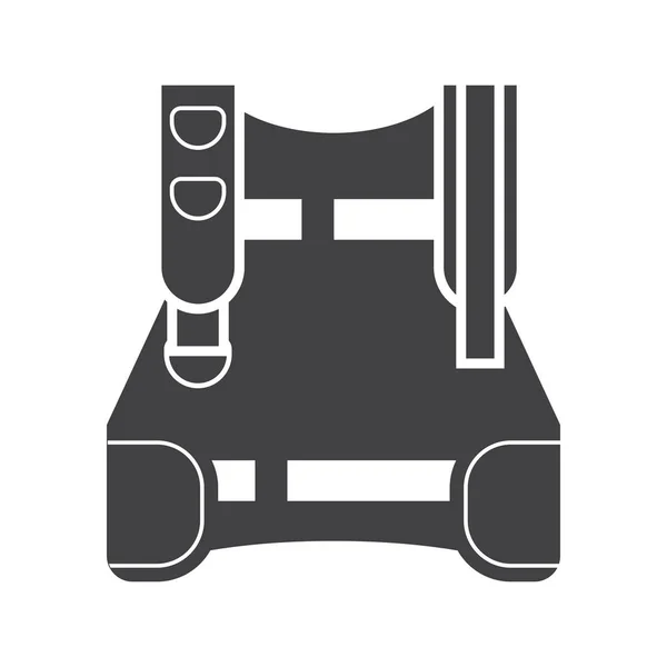 Veste de système de poids de plongée — Image vectorielle