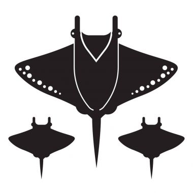 Manta Ray veya Stingray simgesini veya Logo
