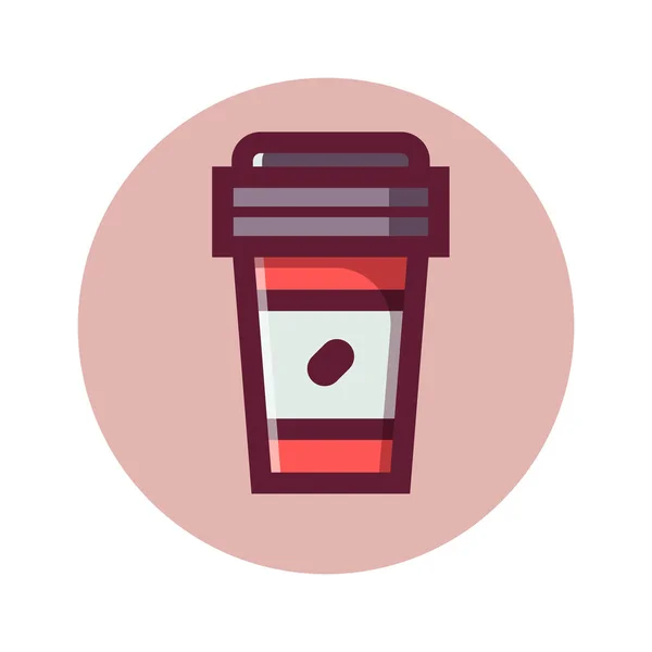 Koffie To Go geïsoleerd pictogram — Stockvector