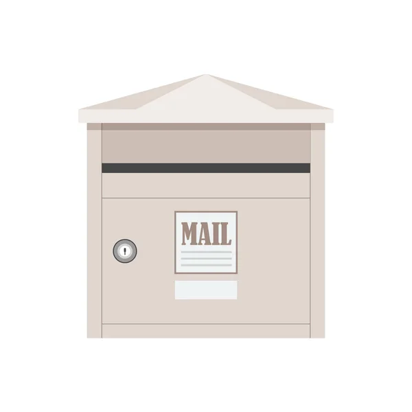 Ícone de caixa de correio ou caixa de correio — Vetor de Stock