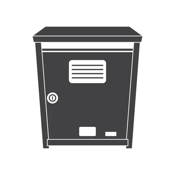 Ταχυδρομείο κουτί διάρθρωσης εικονίδιο — Διανυσματικό Αρχείο