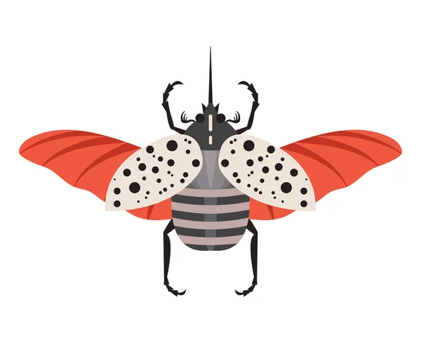 五颜六色的大力士犀牛甲壳虫 — 图库矢量图片