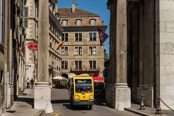 Ženevská architektura Starého Města — Stock fotografie