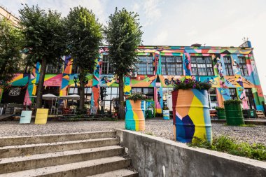 Graffiti ile Kültür Merkezi Korpus Arka Bahçesi