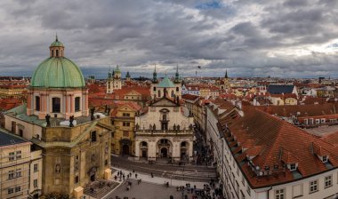 Prag Eski Kent Panoramik Görünümü