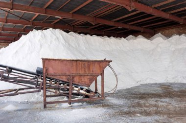 Burgaz, Bulgaristan yakınındaki tuz fabrikası