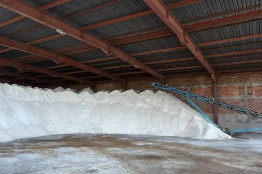 Burgaz, Bulgaristan yakınındaki tuz fabrikası
