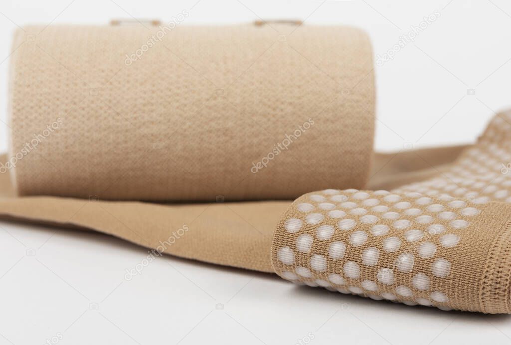 Compression stockings for leg lymphedema (lipedema, edema) up to stage 3 and Short Stretch Bandage to provide powerful compression of the limbs, treat acute and chronic lymphoedema