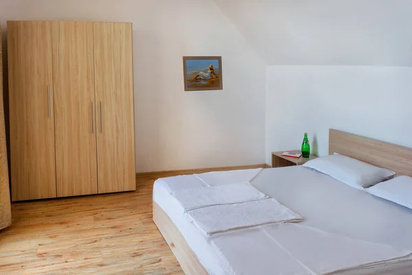 Sunny Beach Bulgaria 2020 Elegante Cómodo Hotel Interior Dormitorio Editorial — Foto de Stock