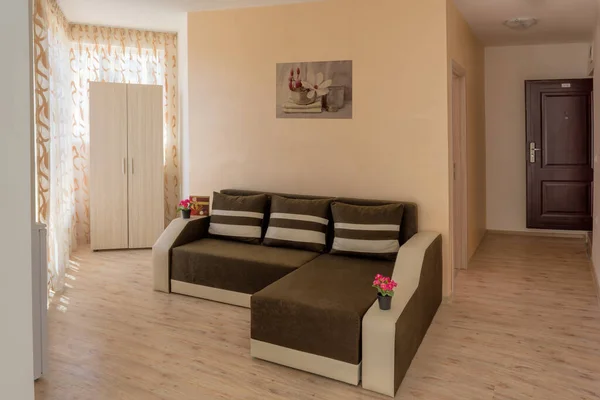 Sunny Beach Bulgaria 2020 Elegante Confortevole Accogliente Camera Albergo Vicino — Foto Stock