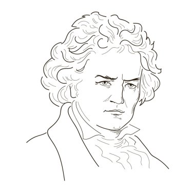 Ludwig van Beethoven clipart