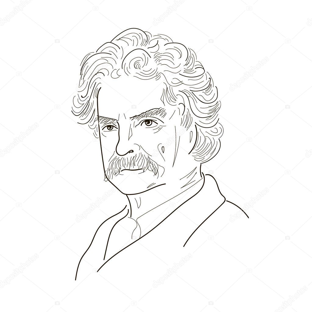 Mark Twain. Sketch