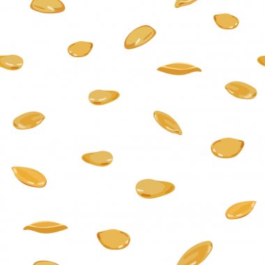 Altın flaxseeds veya linseeds.