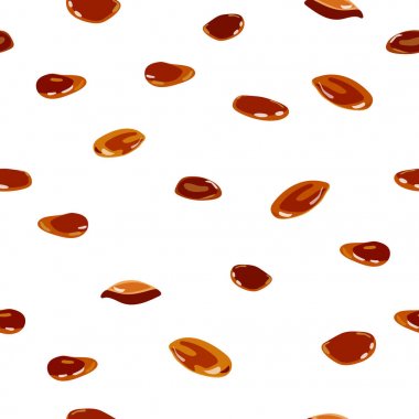 Kahverengi flaxseeds desen.