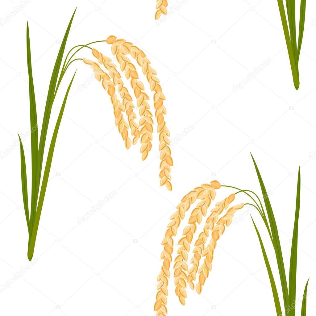 rice seamless pattern