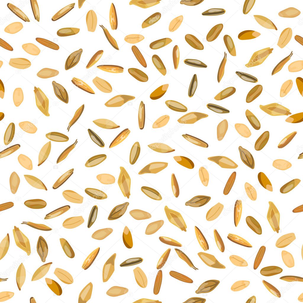 pattern wheat and rye grains