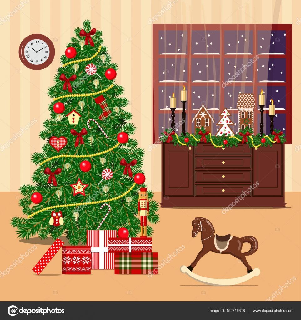 Velas navideñas decoradas animadas | Habitaciones decorada de Navidad