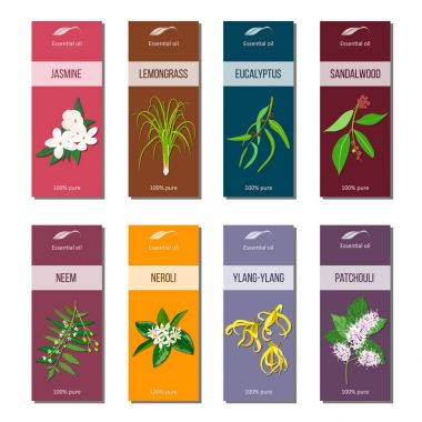 Uçucu yağ toplama Etiketler. Sandal ağacı, silhat, Ylang-ylang, neem, portakal çiçeği esansı, limon, okaliptüs, Yasemin