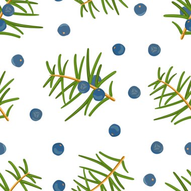 Ardıç desen: çilek ardıç ve bir şube