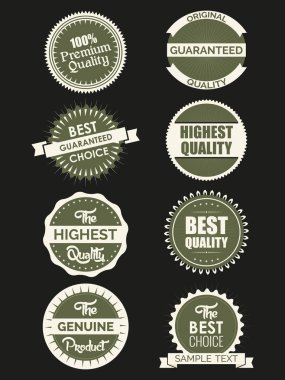 Vektör rozetleri şablonları