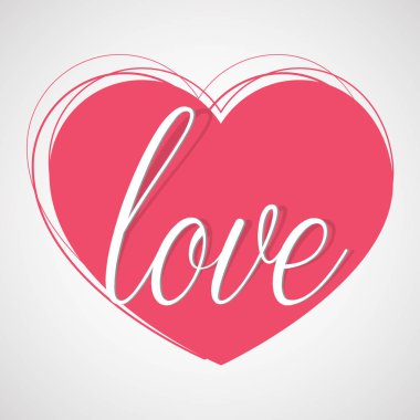 Aşk soyut veya arka plan