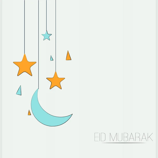 Eid Abstract o Ramadán Kareem Abstract — Vector de stock