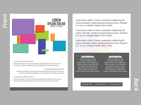 Zakelijke Brochures of Flyers — Stockvector