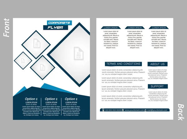 Zakelijke Brochures of Flyers — Stockvector