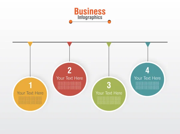 Infographie vectorielle créative — Image vectorielle