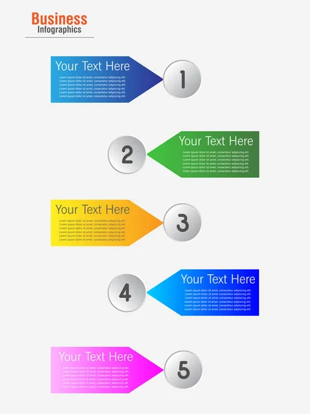 Infográficos vetoriais criativos — Vetor de Stock