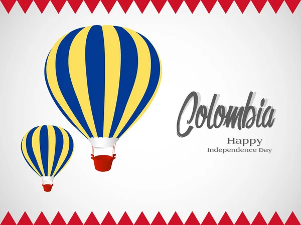 Colombia självständighetsdagen — Stock vektor