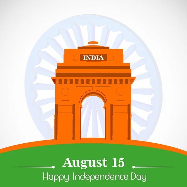 День независимости Индии, 15 августа — стоковый вектор