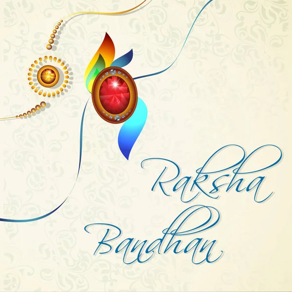 Raksha Bandhan Resumen — Vector de stock