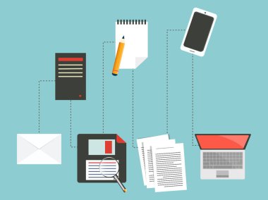 Düz tasarım öğesi, Infographics öğesi