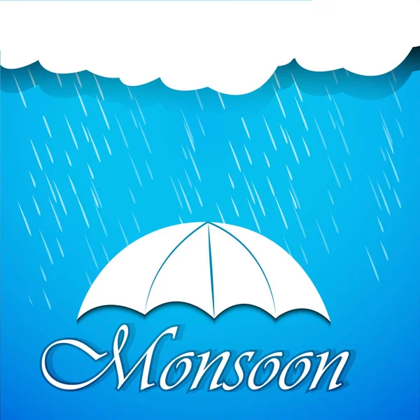 Kreativer Monsun abstrakt — Stockvektor