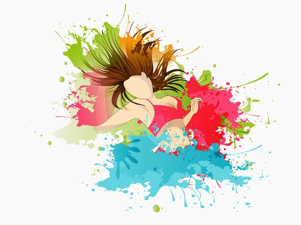 Holi - Festival de Colores — Vector de stock