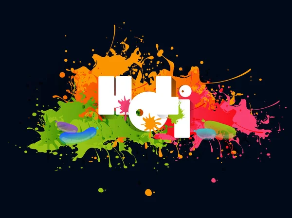 Holi - Fest der Farben — Stockvektor