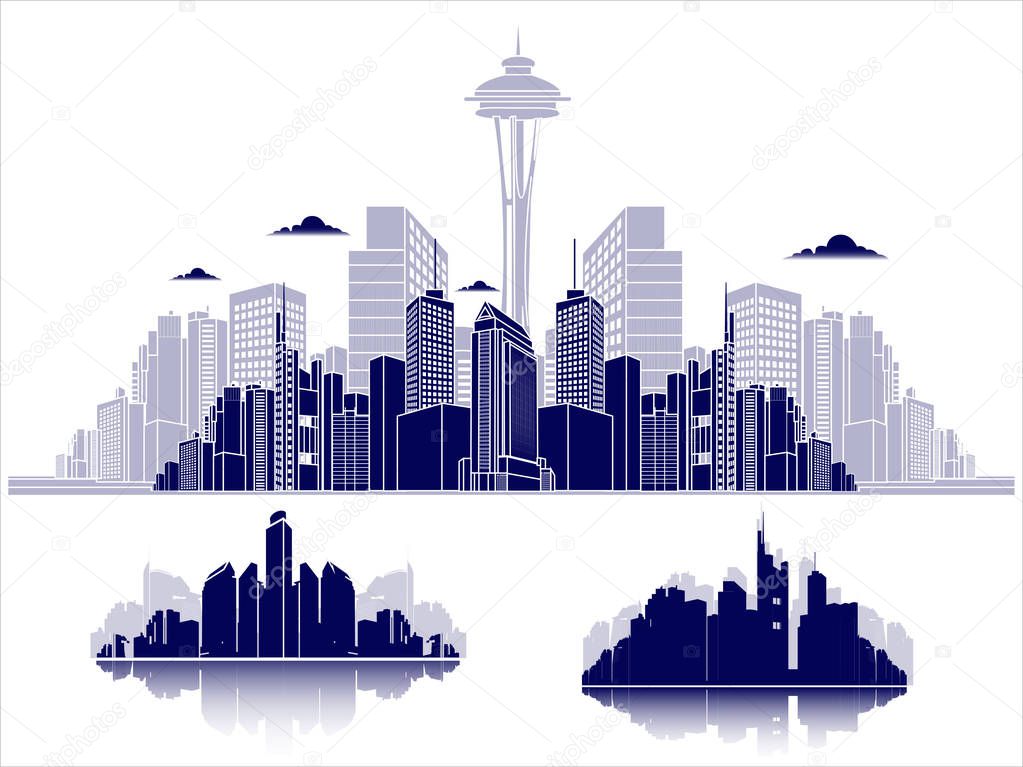 Cityscape or Skyline illustration