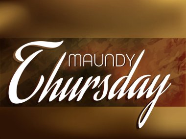 Maundy Thrusday soyut 