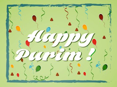 Purim karnaval soyut 