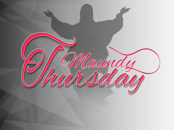 Maundy Thrusday Abstract — Stockvector