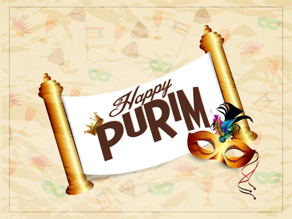 Purim karnaval soyut 