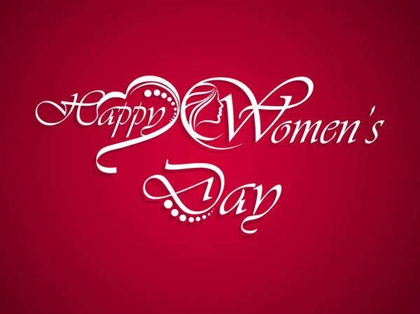 Ziua Internațională a Femeii — Vector de stoc