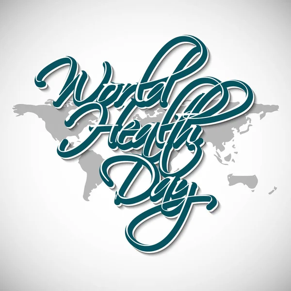 Día Mundial de la Salud, 7 de abril — Vector de stock