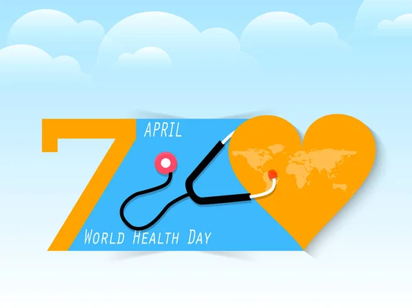 Världshälsodagen 7 april — Stock vektor