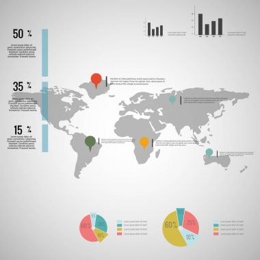 yaratıcı vektör infographics 