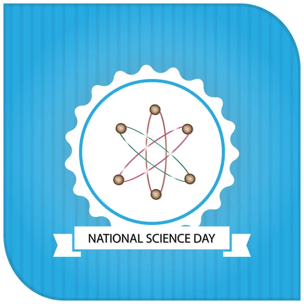 국가 과학의 날, 2 월 28 일 — 스톡 벡터
